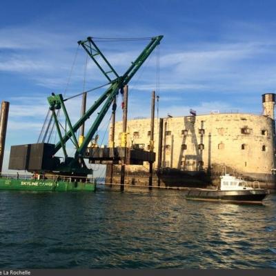 Remplacement de la plate-forme de Fort Boyard (2015)