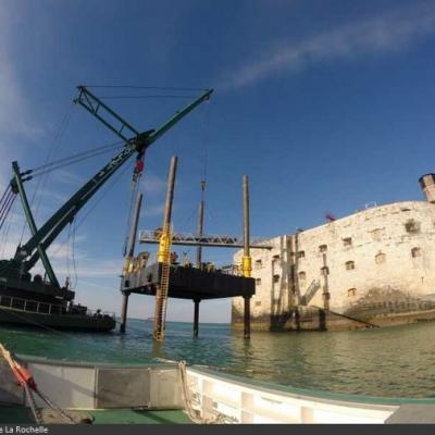 Remplacement de la plate-forme de Fort Boyard (2015)