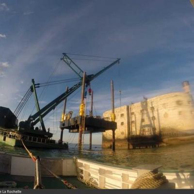 Remplacement de la plate-forme de Fort Boyard (2015)