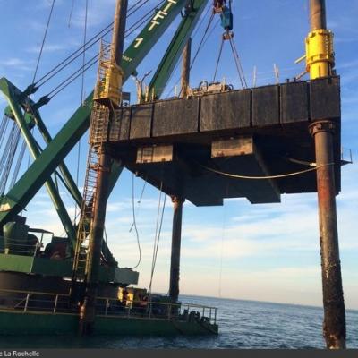 Remplacement de la plate-forme de Fort Boyard (2015)