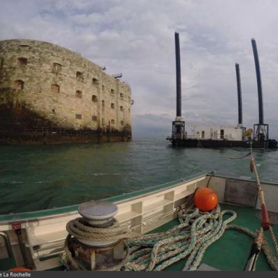 Remplacement de la plate-forme de Fort Boyard (2015)