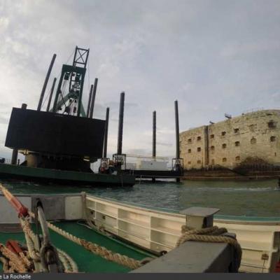 Remplacement de la plate-forme de Fort Boyard (2015)