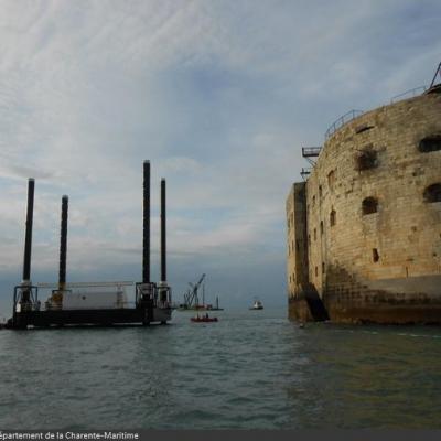 Remplacement de la plate-forme de Fort Boyard (2015)