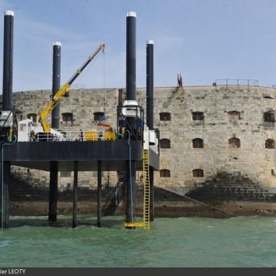 Remplacement de la plate-forme de Fort Boyard (2015)