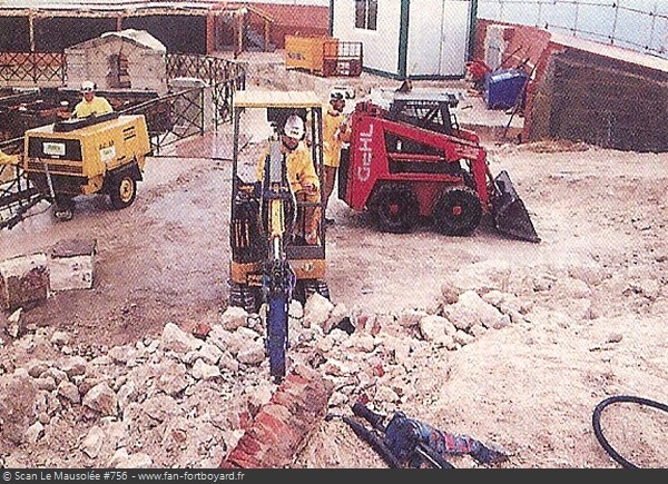 Restauration de la terrasse du Fort Boyard (1998-1999)