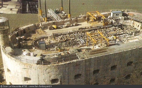 Restauration de la terrasse du Fort Boyard (1998-1999)