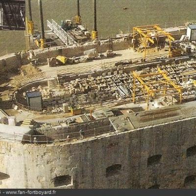 Restauration de la terrasse du Fort Boyard (1998-1999)