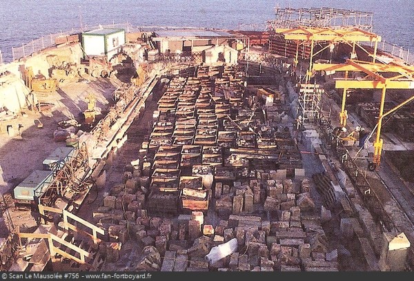 Restauration de la terrasse du Fort Boyard (1998-1999)