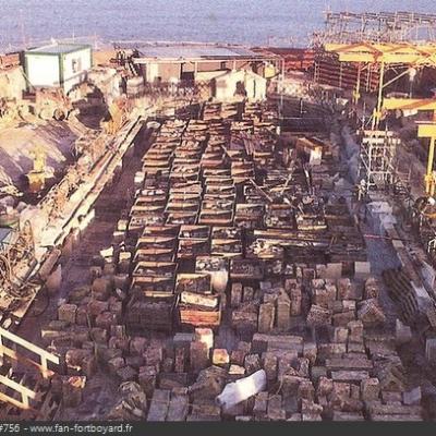 Restauration de la terrasse du Fort Boyard (1998-1999)