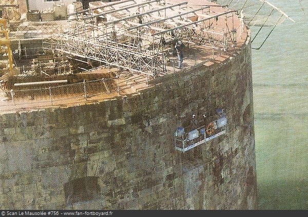 Restauration de la terrasse du Fort Boyard (1998-1999)