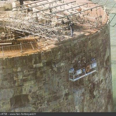 Restauration de la terrasse du Fort Boyard (1998-1999)